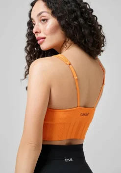 Casall Sports-Bh'Er<Seamless Rib Padded Sports Bra