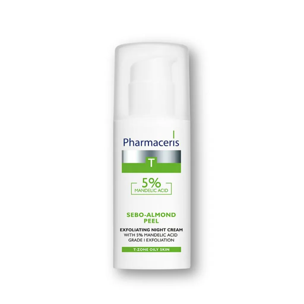 Pharmaceris Ansigtspleje<Sebo-Almond Peel 5% Mandelic Acid Exfoliating Night Cream
