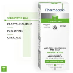 Pharmaceris Ansigtspleje|Ansigtspleje>Sebostatic Day Anti-Acne Normalizing Face Cream SPF 20