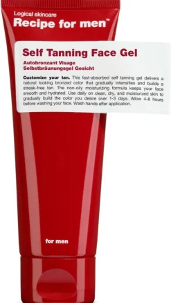 Recipe For Men Self Tanning Face Gel< Ansigtspleje