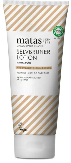 Matas Striber Selvbruner Lotion Uden Parfume< Selvbrunere