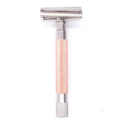 Parker Skrabere & Blade>Semi-Slant DE Safety Razor Rose Gold