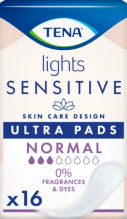 Tena Bind & Indlæg<Sensitive Lights Inkontinensbind