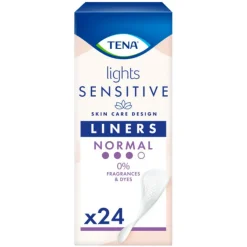 Tena Inkontinens>Sensitive Lights Inkontinenstrusseindlæg