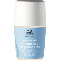 Urtekram Sensitive Skin Roll-On Deodorant Fragrance Free Ø< Deodoranter|Til Ham