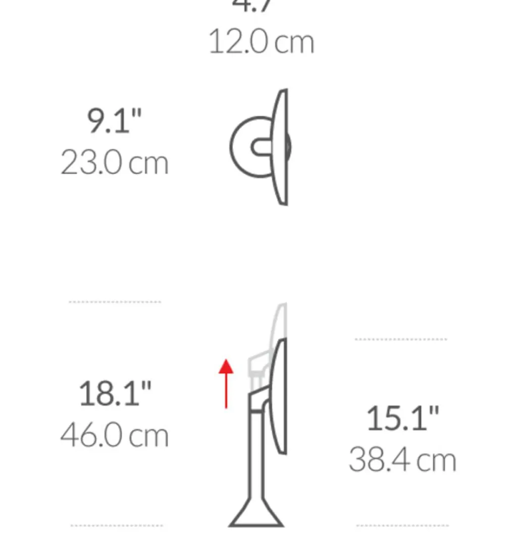 Simplehuman Sensor KosmetikSpejl touch styring< Badeværelsestilbehør|Makeupspejle