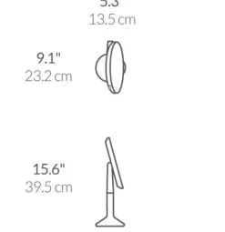 Simplehuman Badeværelsestilbehør|Makeupspejle<Sensor KosmetikSpejl trio touch styring