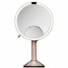 Simplehuman Sensor KosmetikSpejl trio touch styring< Makeupspejle