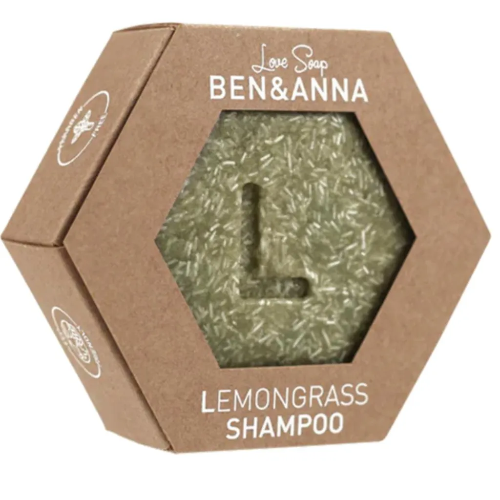 Ben & Anna Shampoo Bar Lemongrass< Skægshampoo