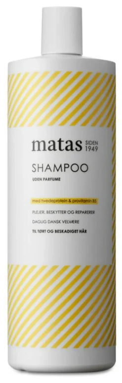 Matas Striber Shampoo til Tørt og Beskadiget Hår Uden Parfume< Shampoo