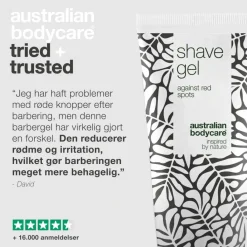 Australian Bodycare Skum, Sprit & Gel|Barberskum & Gel<Shave Gel