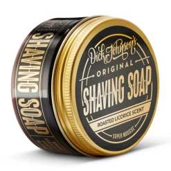 Dick Johnson Shaving Soap Super Mousse Roasted Licorice< Skum, Sprit & Gel