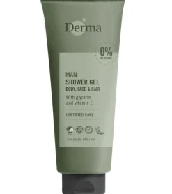 Derma Shower Gel Body Face & Hair< Kropspleje|Bodyshampoo