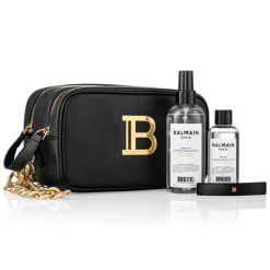 BALMAIN PARIS Hair Couture Signature Bag Leave in & Argan Elixir Sæt< Gaveæsker|Hårpleje Gaveæsker