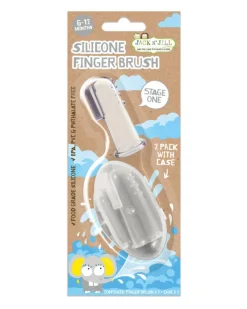 Jack n' Jill Tandpleje Til Børn>Silicone Finger Brush
