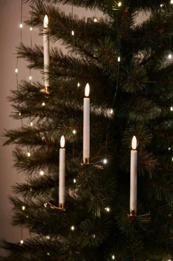 Sirius Sille Juletræslys 10 styk sæt, Hvid< Julelys|Lys & Lamper
