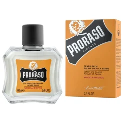 Proraso Beard Balm|Skægpleje>Skægbalm, Wood & Spice, 100 ml.