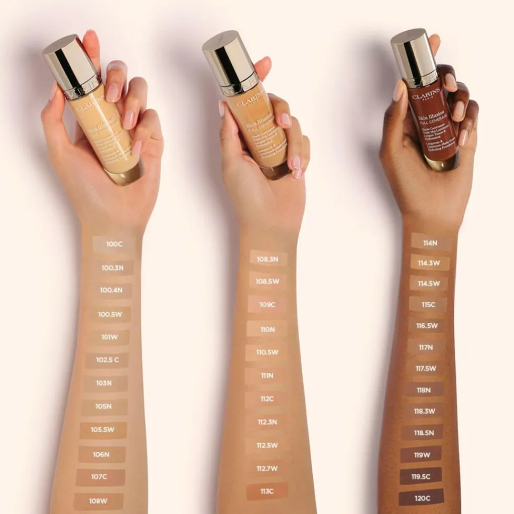 Clarins Foundation<Skin Illusion Full Coverage Foundation