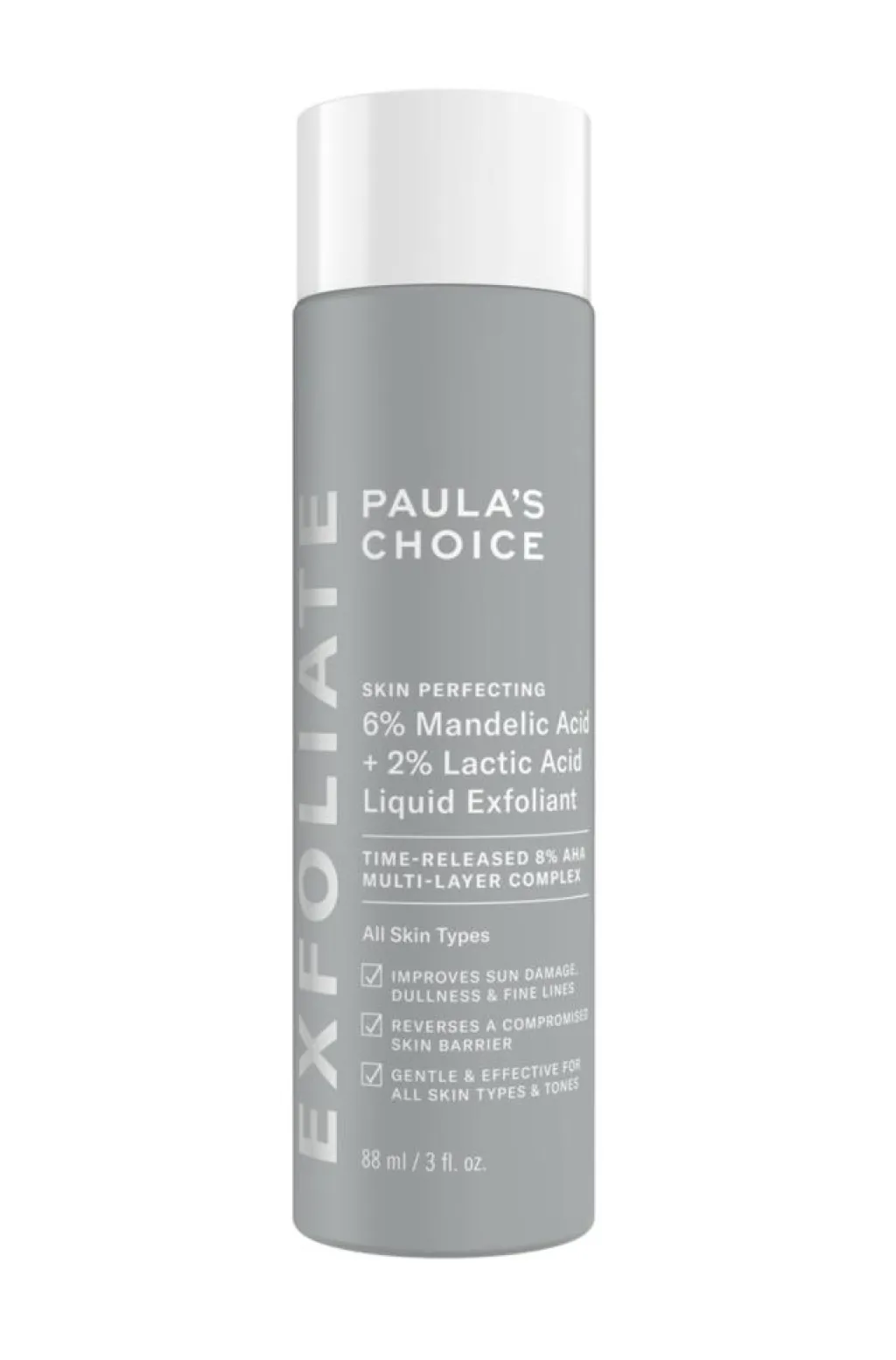 Paula's Choice Masker|Renseprodukter>Skin Perfecting 6% Mandelic Acid + 2% Lactic Acid Liquid Exfoliant