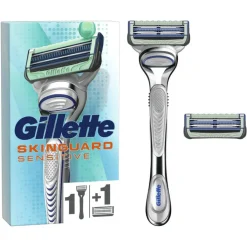 Gillette Skrabere & Blade<SkinGuard barberskraber + 1 barberblad