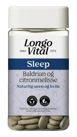 Longo Vital Kosttilskud Til Søvn|Søvn>Sleep med Baldrian og Citronmelisse