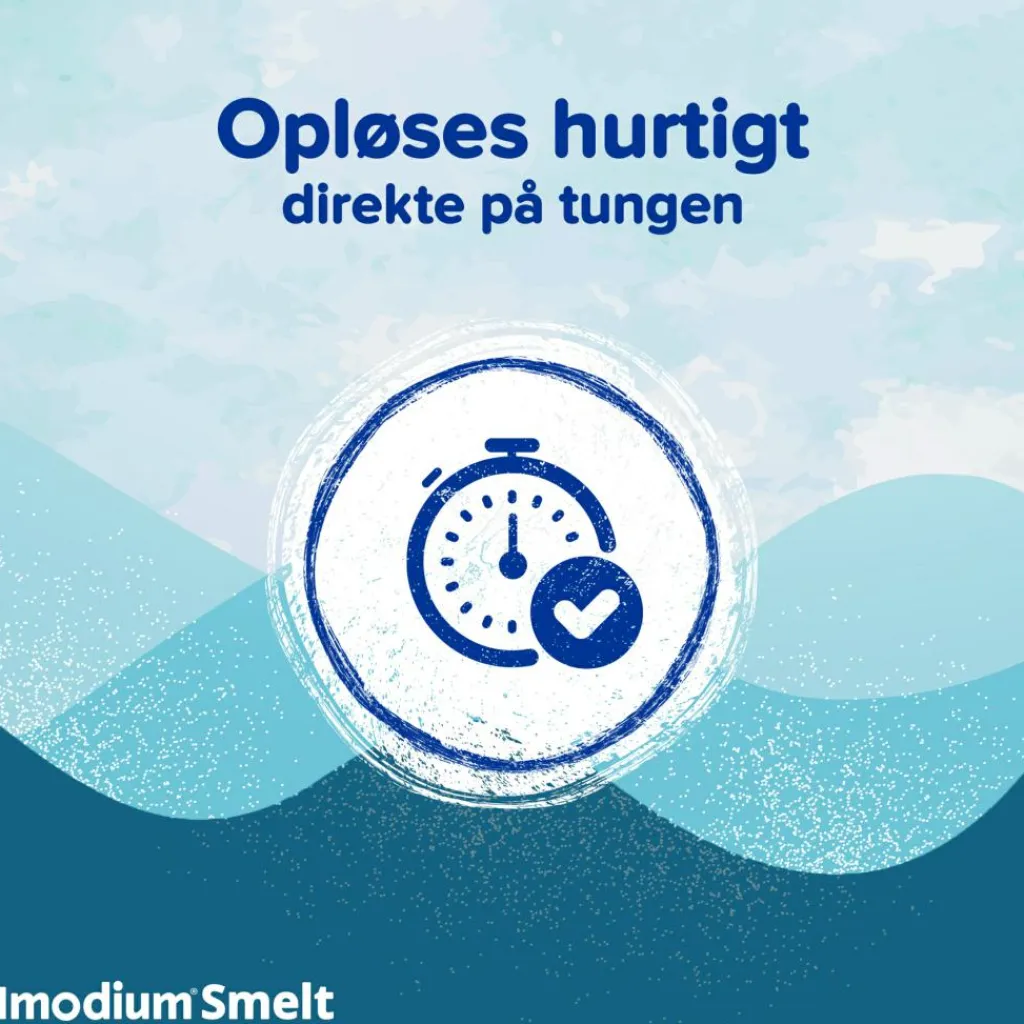 Imodium Diarré|Diarré>Smelt, 2 mg, frysetørrede tabletter