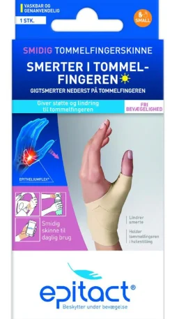 Epitact Tommelfingerstøtte|Tommelfingerstøtte<Smidig Tommelfingerskinne