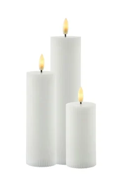 Sirius Lys & Lamper<Smilla Sæt LED Stearinlys