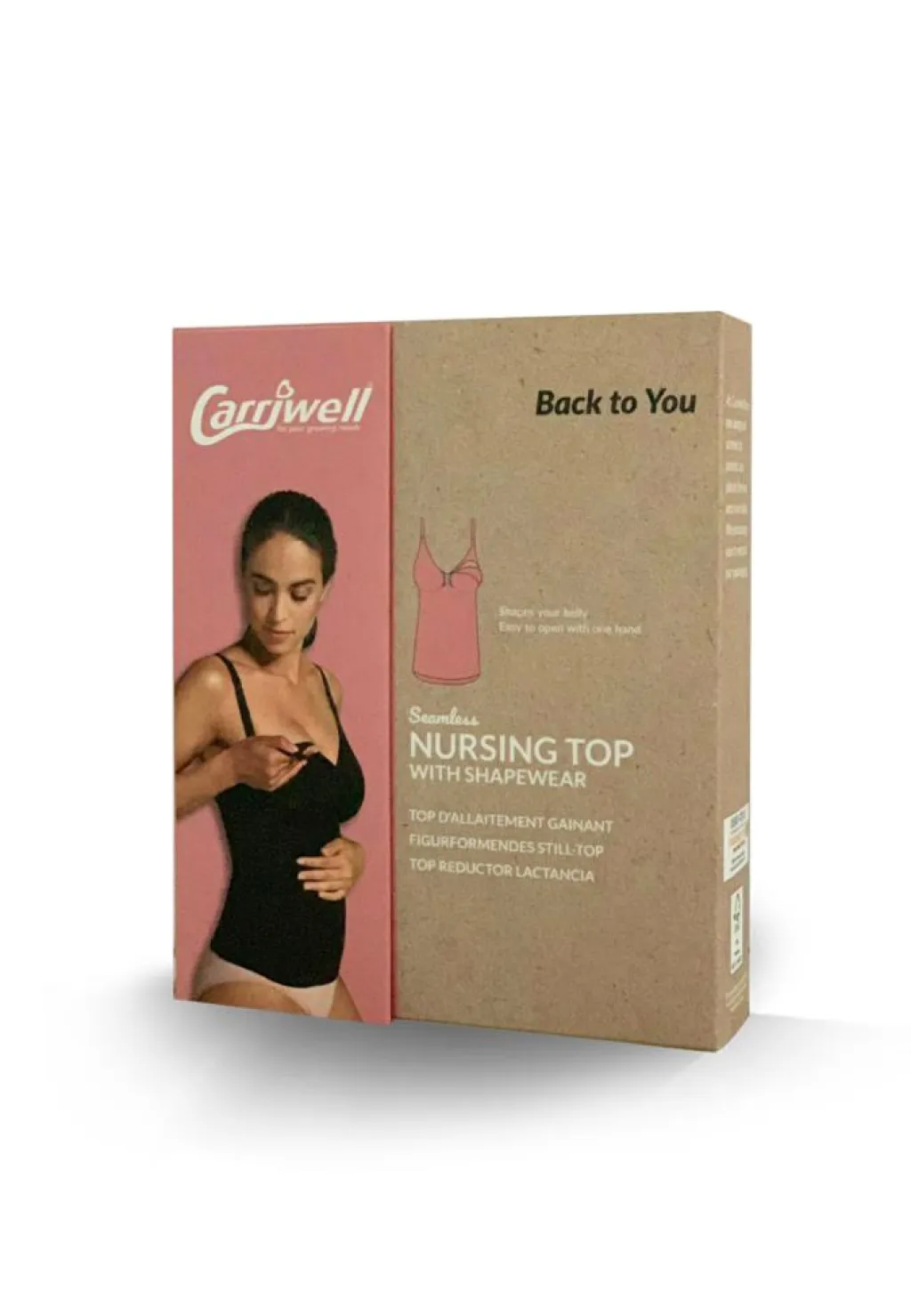 Carriwell Sømløs Ammetop med Shapewear<Børn Graviditetstøj|Tøj