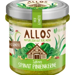Allos Smørepålæg Spinat & Pinjekerner Ø< Smørepålæg