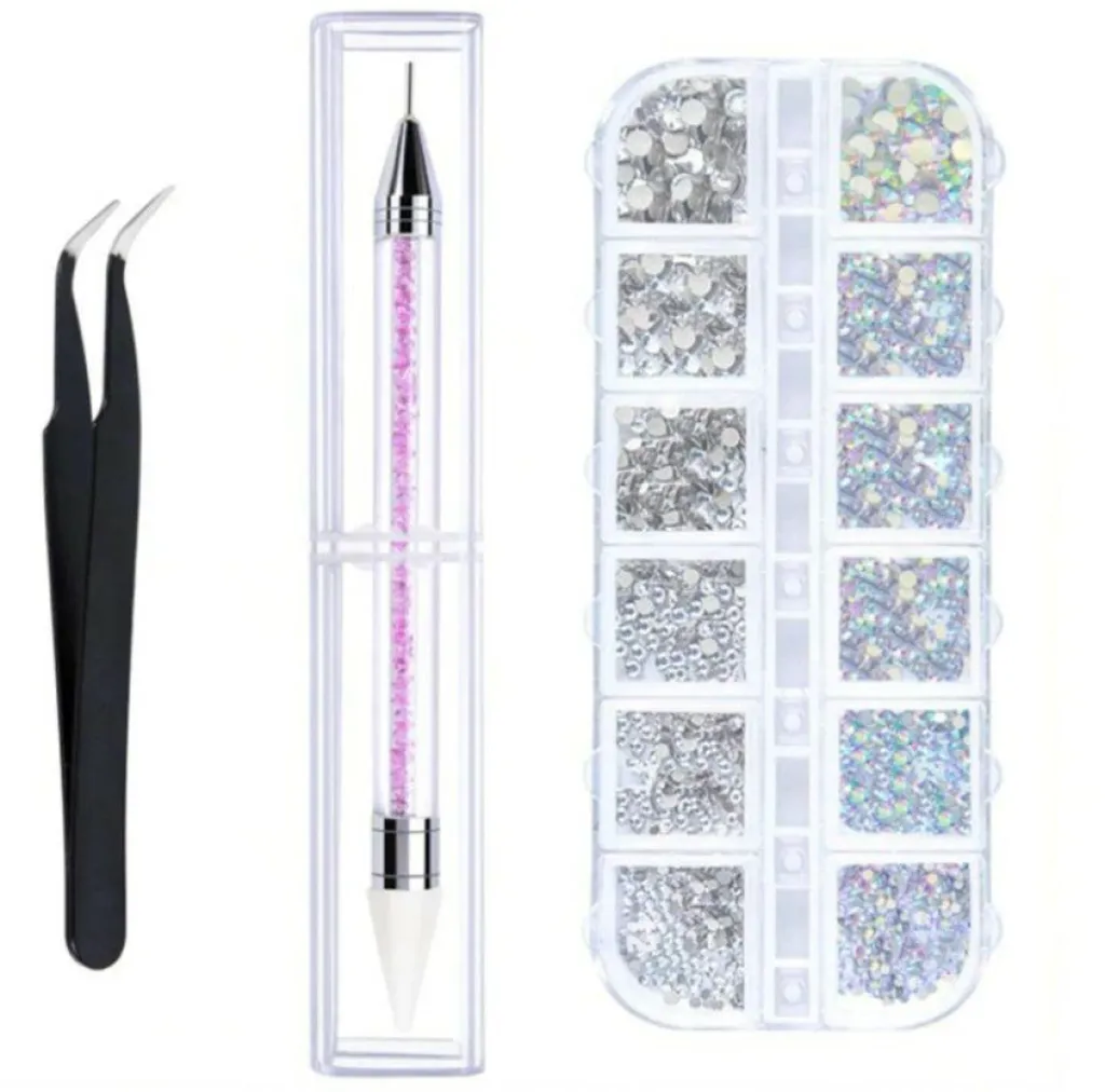Nailster Smykkestensæt< Nail Art