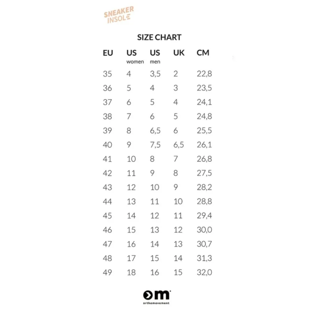 Ortho Movement Såler & Indlæg<Sneaker Insole