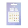 KICKS Beauty Nail Art<So Extra - Holiday Nail Art Stickers