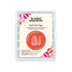 Le mini macaron Kunstige Negle Og Tilbehør>Soft Gel Tips, Short Almond