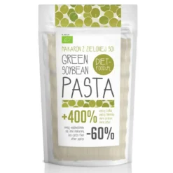 Unik Food Soja fettuccine grøn Ø< Pasta, Ris & Bælgfrugter