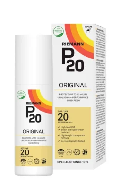 P20 Riemann Solcreme Spray SPF 20< Solcreme