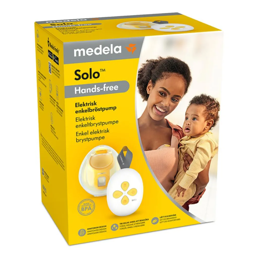Medela Brystpumper>Solo Hands-free Elektrisk Enkeltbrystpumpe