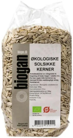 Biogan Solsikkekerner Ø< Kerner & Frø