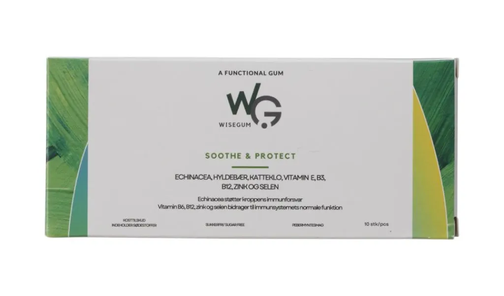 WiseGum Immunforsvar>Soothe & Protect