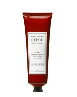 DEPOT Soothing Shaving Soap Cream For Brush< Skum, Sprit & Gel