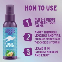 Aussie SOS Hair Rescue Oil< Hårolie & Serum
