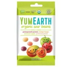 Yum Earth Lakrids & Vingummi<Sour Beans Syrligt Slik Ø