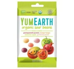 Yum Earth Lakrids & Vingummi<Sour Beans Syrligt Slik Ø