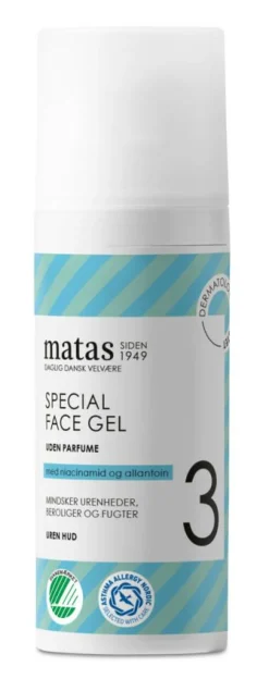 Matas Striber Special Face Gel til Uren Hud Uden Parfume< Problemhud