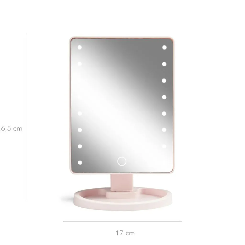 Gillian Jones Makeupspejle<Spejl med Touch og LED