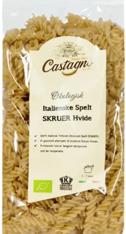 Castagno Pasta, Ris & Bælgfrugter<Spelt Skruer Hvide Ø