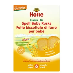 Holle Spelt tvebakker til baby< Brød, Kiks & Kager