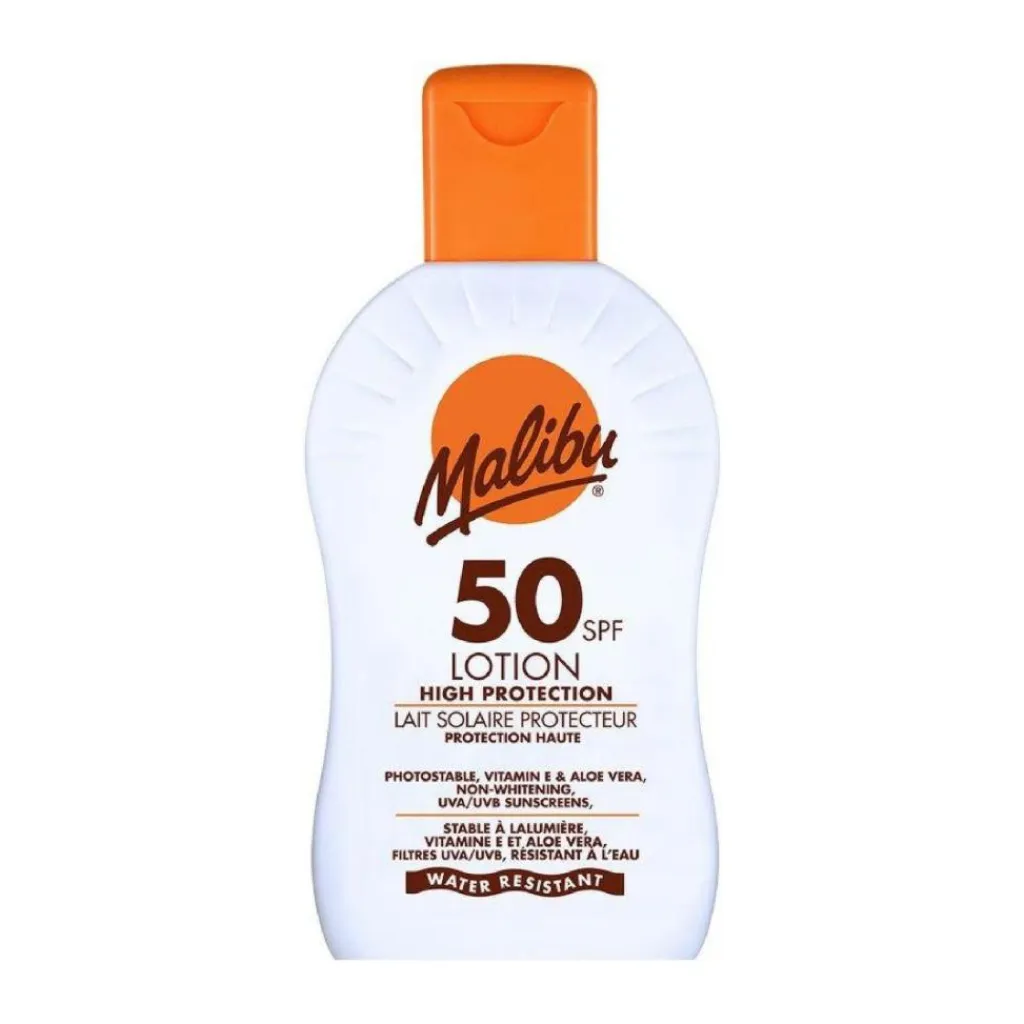 Malibu SPF 50 Lotion< Solcreme