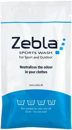 Zebla Øvrigt|Tekstilpleje<Sportsvask - rejsestr