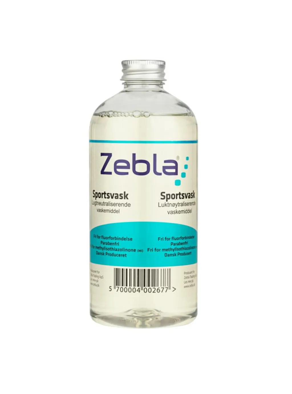 Zebla Tekstilpleje>Sportsvask med Parfume